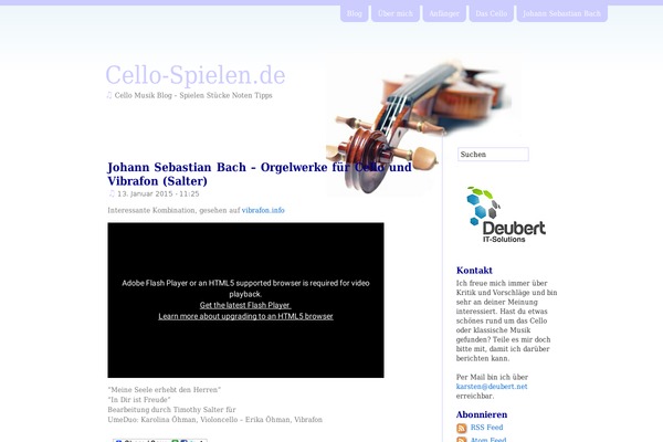 Violinesth theme site design template sample