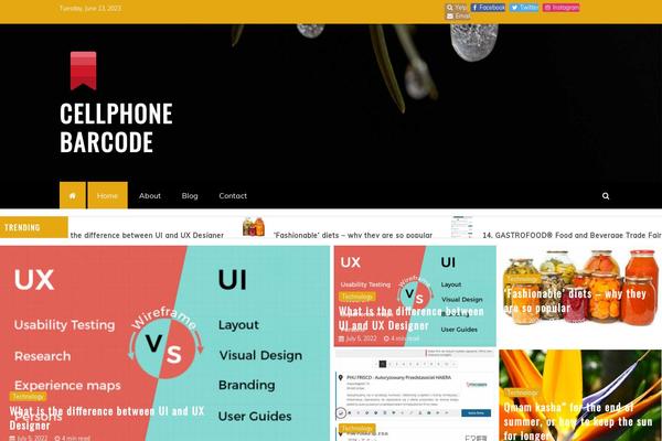 cellphone-barcode.com site used Refined Blocks