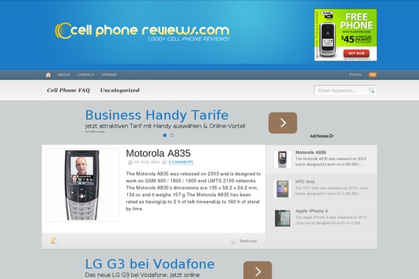Headlines theme site design template sample