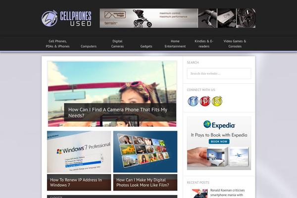 TechMagazine theme site design template sample
