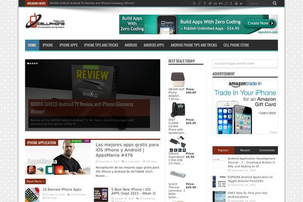 TechNews theme site design template sample