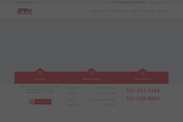 Auto Repair theme site design template sample