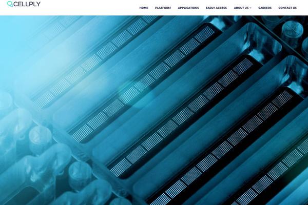 Incubator theme site design template sample
