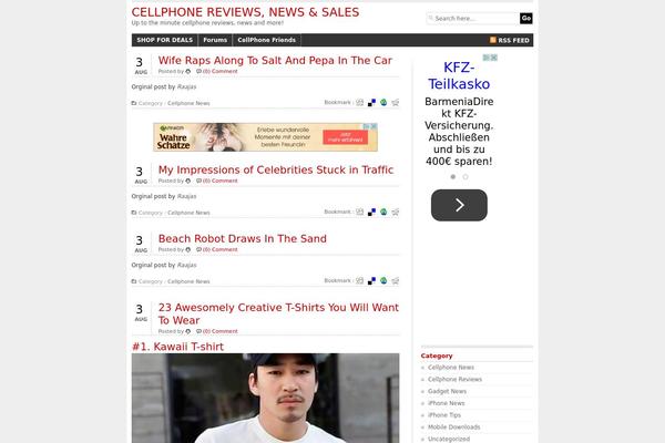 WP Remix theme site design template sample