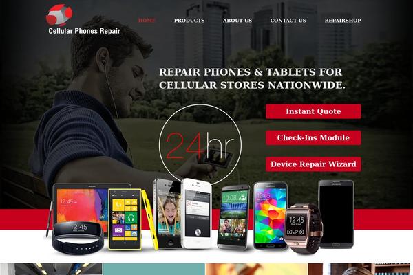 Cpr theme site design template sample