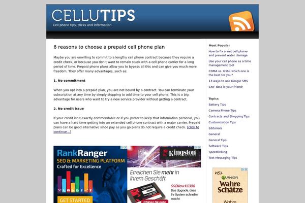 Thesis 1.8.6 theme site design template sample