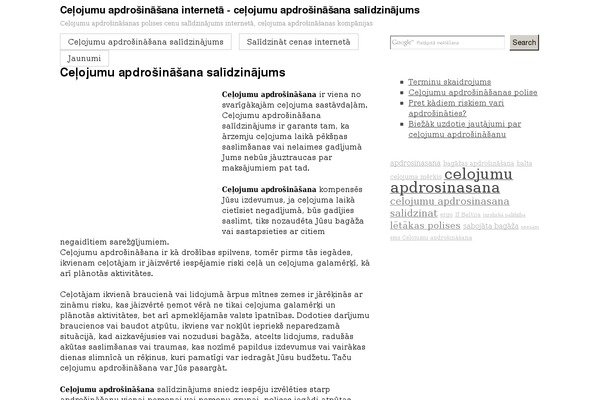 WordPress website example screenshot