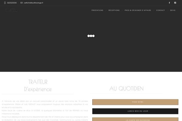 Ronneby theme site design template sample