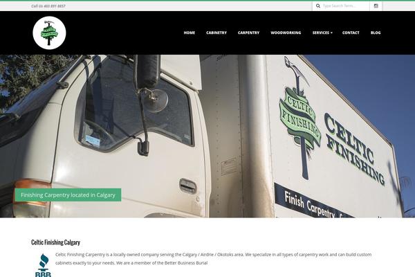 Dispatch theme site design template sample
