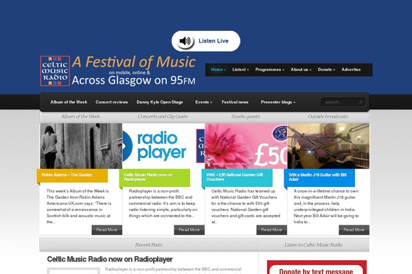 Site using Category Posts Widget plugin