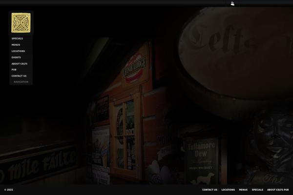 Sideways theme site design template sample
