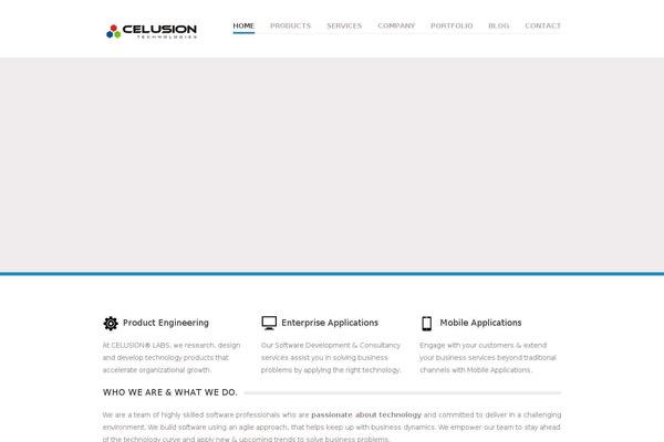 Vanguard theme site design template sample