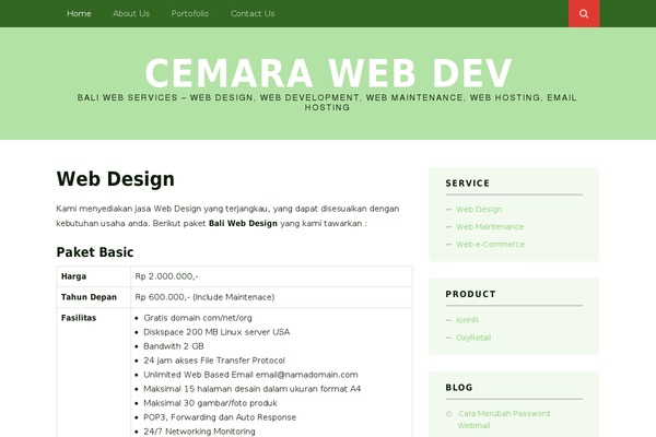 Flato theme site design template sample