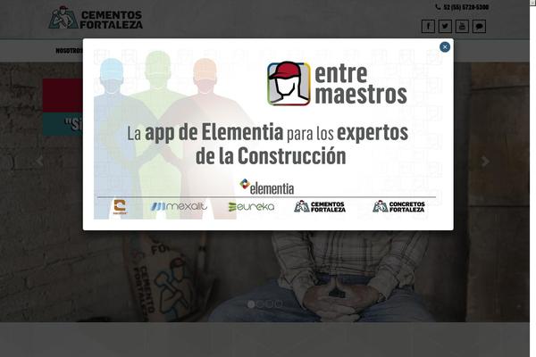 cementosfortaleza.com site used Enigma-parallax-premium