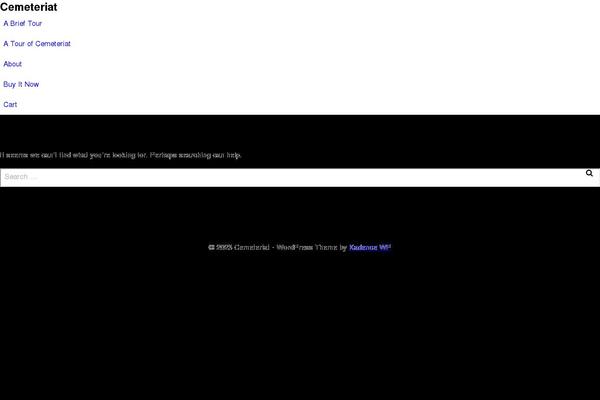 KadenceWP theme site design template sample