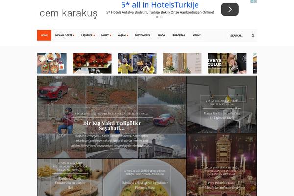 Donovan theme site design template sample