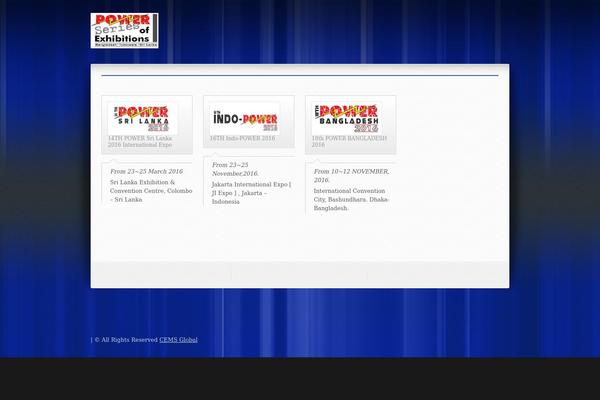 Power theme site design template sample