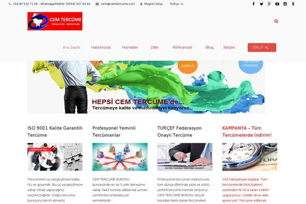 Site using Showcase - Visual Composer Addon plugin