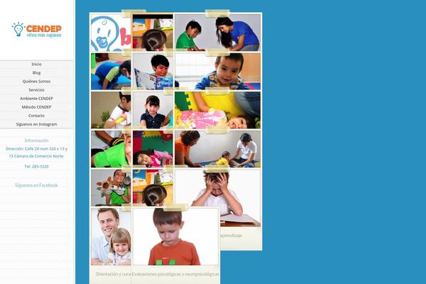 Notebook theme site design template sample