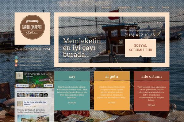 Cherry Framework theme site design template sample
