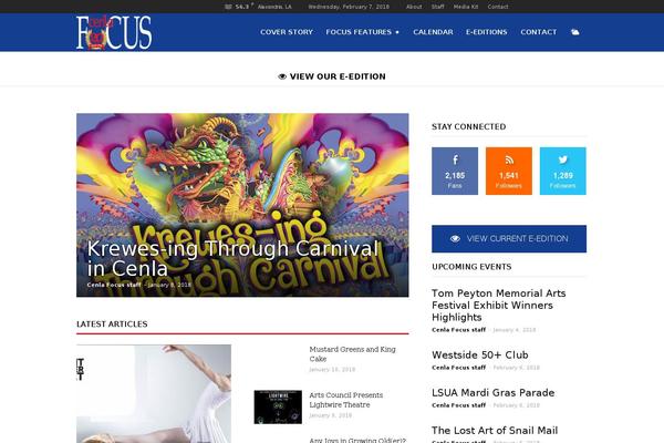 cenlafocus.com site used Cenla-theme