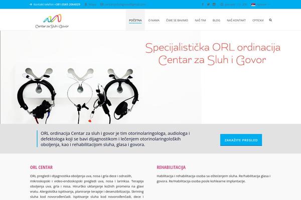 Highend theme site design template sample