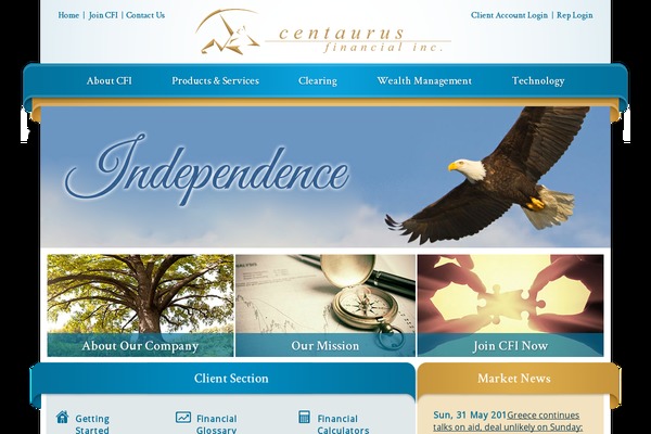 Centaurus theme websites examples
