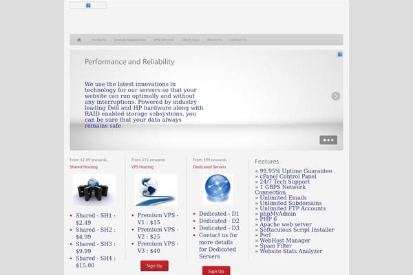 Epsilon theme site design template sample