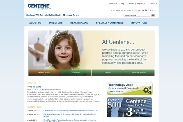 centene-2014 WordPress theme, websites list used centene-2014 theme centene-2014 theme websites examples