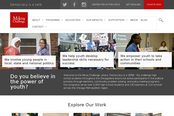centerforactioncivics.org site used Mikva