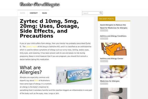 Performag theme site design template sample