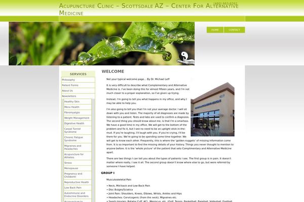 ReFresh theme site design template sample