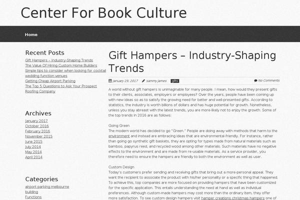 Quark theme site design template sample