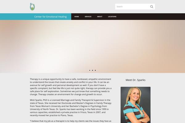 Infinity theme site design template sample