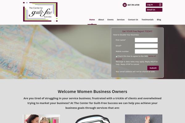 centerforguiltfreesuccess.com site used Guiltfree