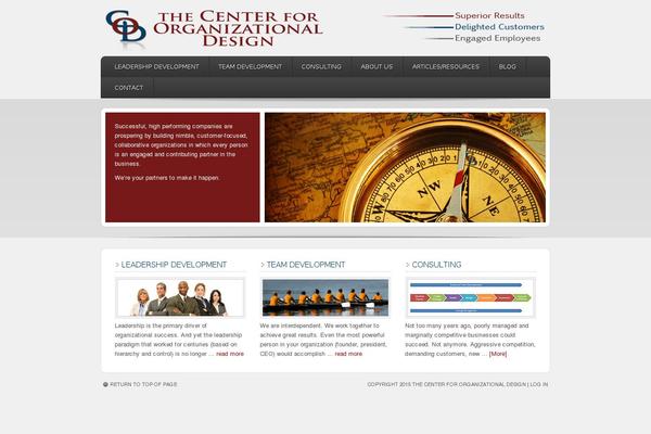 Enterprise theme site design template sample