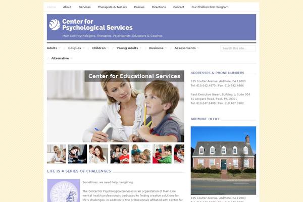 Proxima Child theme site design template sample