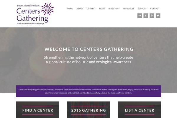 centers theme websites examples