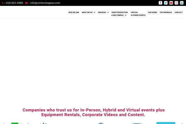 Site using GS Testimonial Slider plugin
