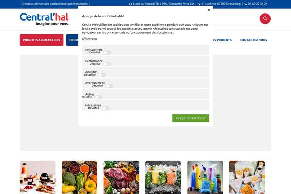 central-hal.com site used ShopVolly
