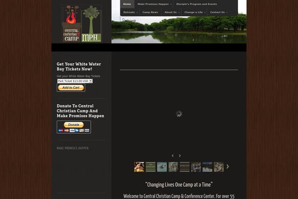centralchristiancamp.org site used Starter-blog