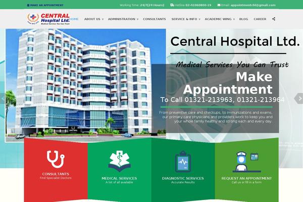 HEALTHFLEX theme site design template sample