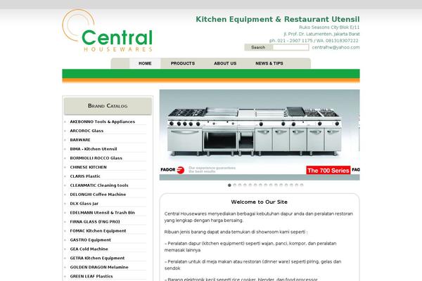 centralhousewares.com site used onPlay