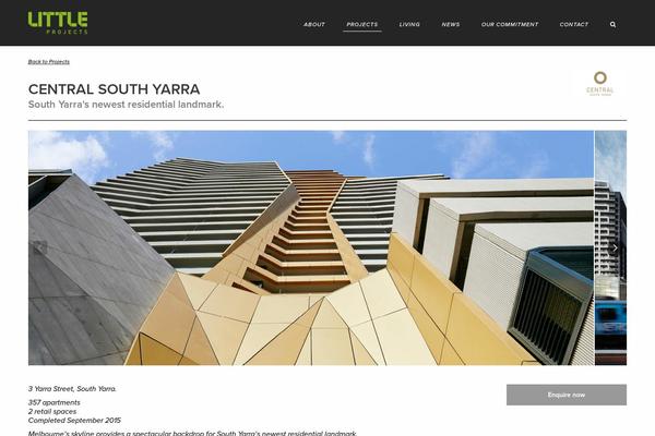 Little theme site design template sample