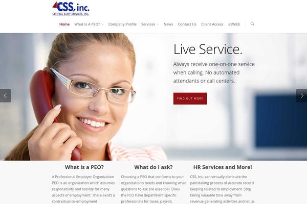 Salient theme site design template sample