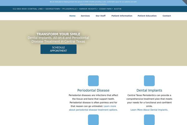 Site using Cornerstone plugin
