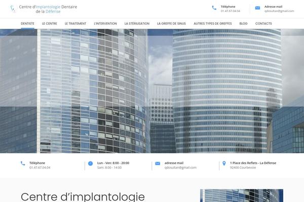MediClinic theme site design template sample