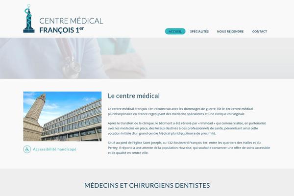 Dentalux theme site design template sample
