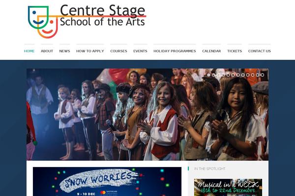 Buntington theme site design template sample