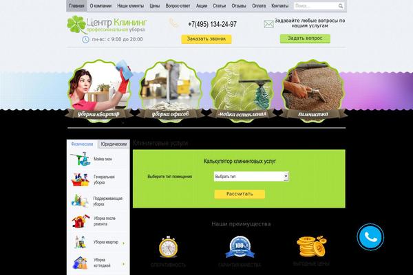 Clean theme site design template sample